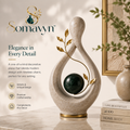 Somavyn™ Elara Botanical Embrace Sculpture